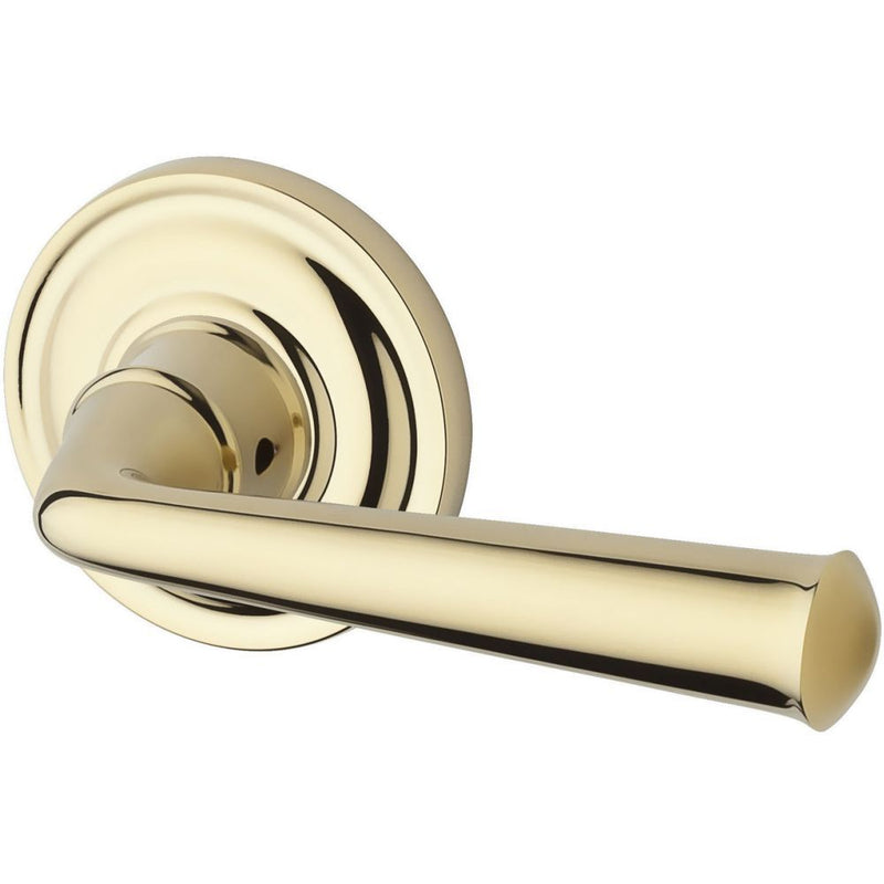 Baldwin Reserve Privacy Federal Lever and Traditional Round Rose with 6AL Latch and Dual Strike Baldwin Reserve