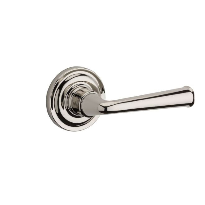 Baldwin Reserve Privacy Federal Lever and Traditional Round Rose with 6AL Latch and Dual Strike Baldwin Reserve