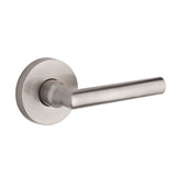 Baldwin Reserve Privacy Tube Lever and Contemporary Round Rose with 6AL Latch and Dual Strike Baldwin Reserve