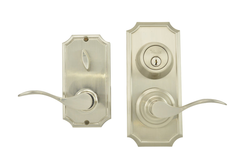 Weslock Unigard UL Rated  Bordeau on Premiere Interconnected Lock with 2-3/8" Latch and Round Corner Strikes Weslock