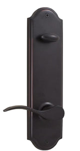 Weslock Bordeau Interconnected Handleset Trim for Mansion or Philbrook with Adjustable Latch and Round Corner Strikes Weslock