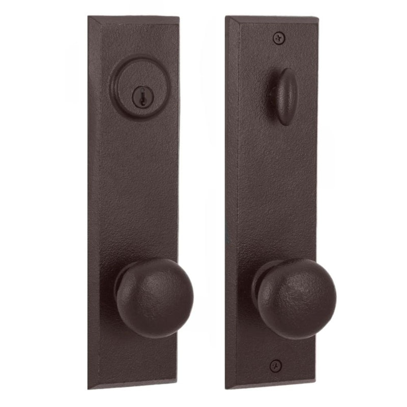 Weslock  Braughton Single Cylinder Deadbolt Passage Handleset with Wexford Knob Weslock