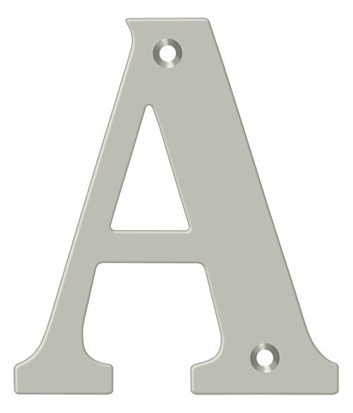 Deltana 4" Residential Letter A; Deltana