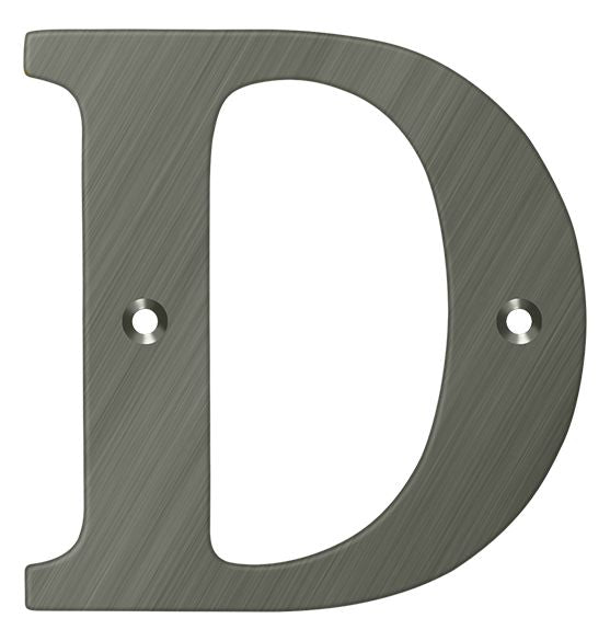 Deltana 4" Residential Letter D; Deltana