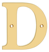 Deltana 4" Residential Letter D; Deltana