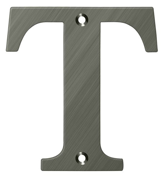 Deltana 4" Residential Letter T; Deltana