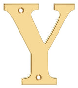 Deltana 4" Residential Letter Y; Deltana