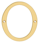 Deltana 4" Numbers; Solid Brass; Deltana