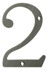 Deltana 4" Numbers; Solid Brass; Deltana