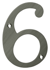 Deltana 4" Numbers; Solid Brass; Deltana