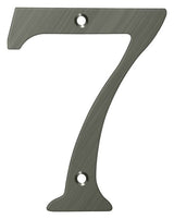 Deltana 4" Numbers; Solid Brass; Deltana