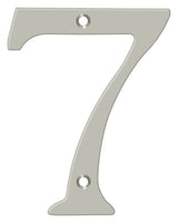 Deltana 4" Numbers; Solid Brass; Deltana