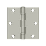 Deltana 3-1/2" x 3-1/2" Square Corner Ball Bearing Hinge Deltana