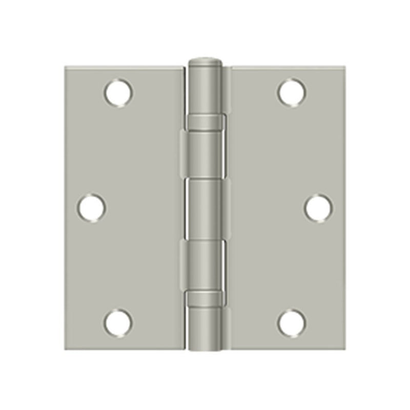 Deltana 3-1/2" x 3-1/2" Square Corner Ball Bearing Hinge Deltana