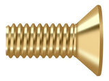 Deltana Machine Screw; Brass; #10 x 1/2"; Deltana