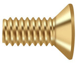 Deltana Machine Screw; Brass; #12 x 1/2"; Deltana