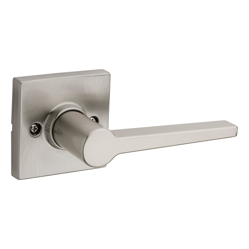 Safelock Daylon Lever with Square Rose Half Dummy Kwikset