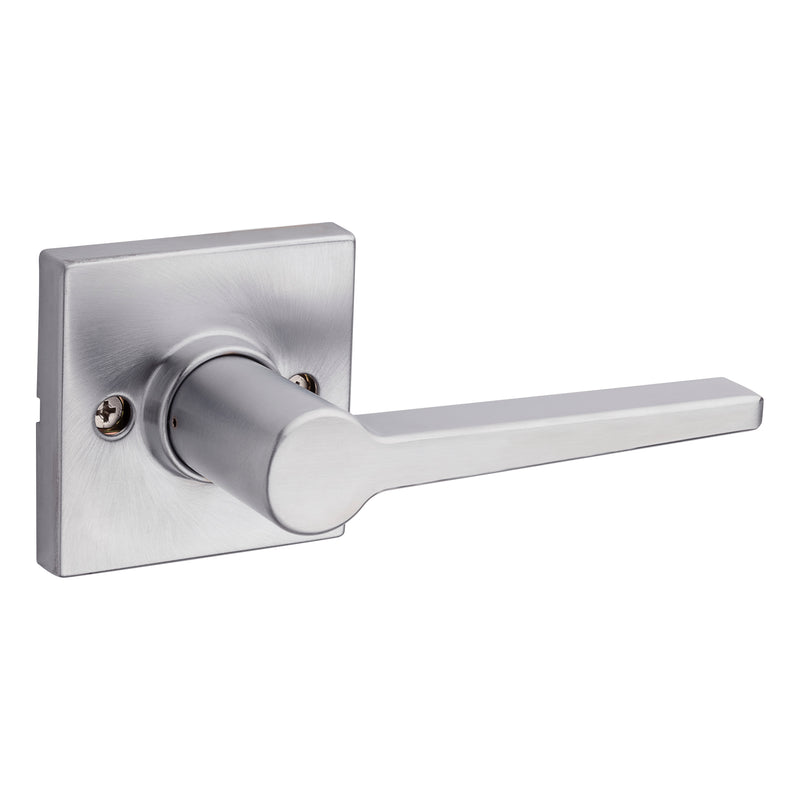 Safelock Daylon Lever with Square Rose Half Dummy Kwikset