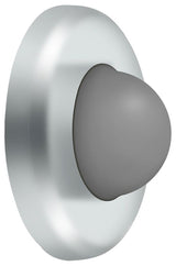 Deltana Wall Mount Convex Flush Bumper; 2-1/2" Diameter; Deltana