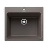 Blanco Liven SILGRANIT 25" Single Bowl Dual Mount Laundry Sink Blanco