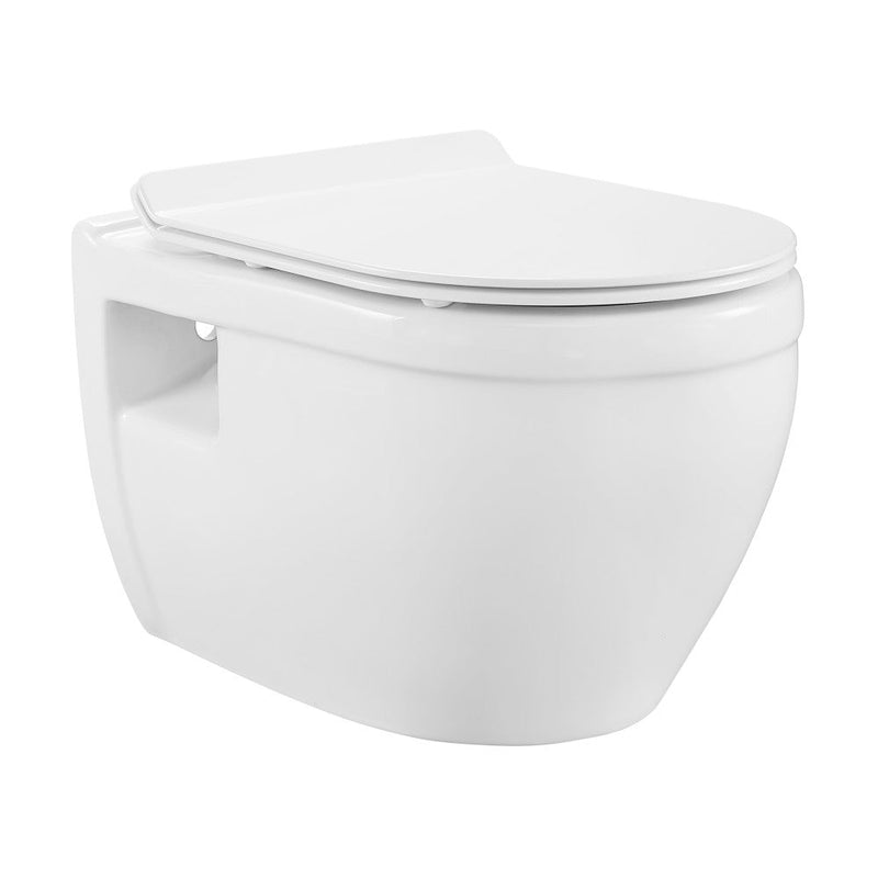 Swiss Madison Ivy Wall Hung Elongated Toilet Bowl,