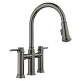 Blanco Empressa Pull-Down Dual-Spray Bridge Faucet Blanco