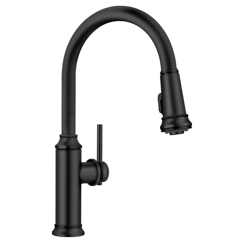 Blanco Empressa High Arc Pull-Down Dual-Spray Kitchen Faucet Blanco