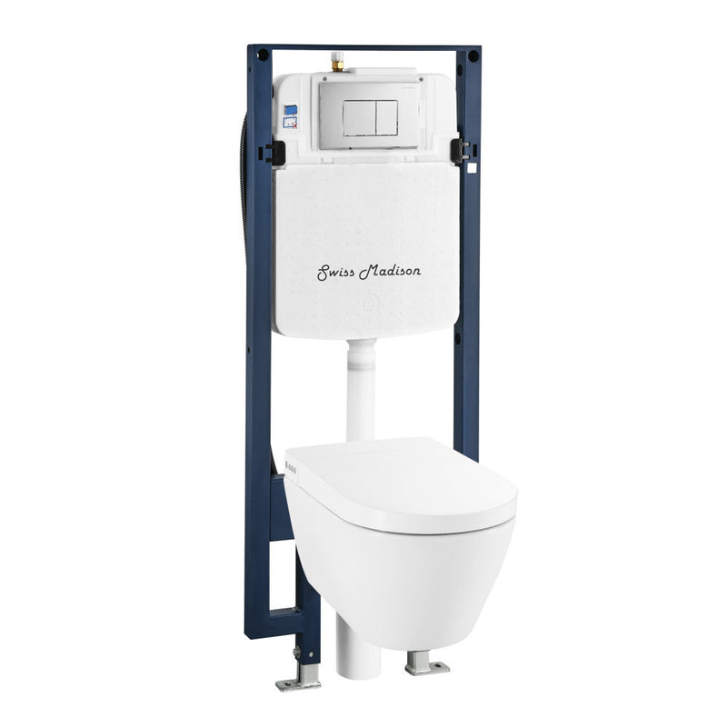 Swiss Madison Hugo Smart Wall-Hung Toilet with Bidet Bundle Swiss Madison