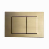 Swiss Madison Wall Mount Dual Flush Actuator plate with Square Push Buttons Swiss Madison