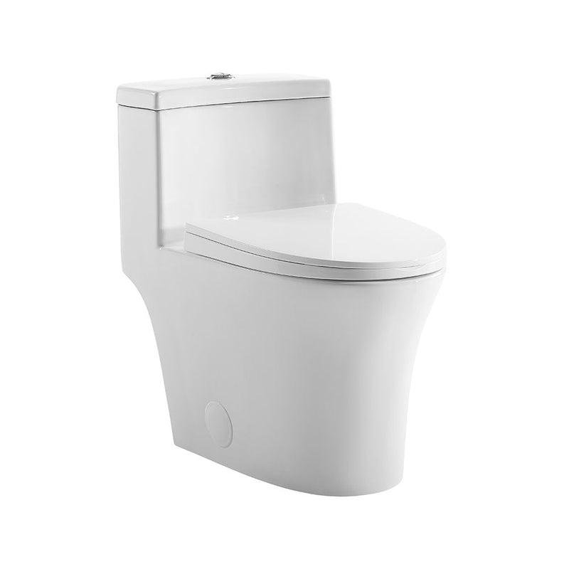 Swiss Madison Bastille One-Piece 12" Rough-in 1.1/1.6 GPF Dual Top Flush Elongated Toilet