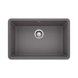 Blanco Precis SILGRANIT 27" Single Bowl Undermount Kitchen Sink Blanco