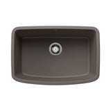 Blanco Valea SILGRANIT 27" Single Bowl Undermount Kitchen Sink Blanco