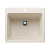 Blanco Liven SILGRANIT 25" Single Bowl Dual Mount Laundry Sink Blanco