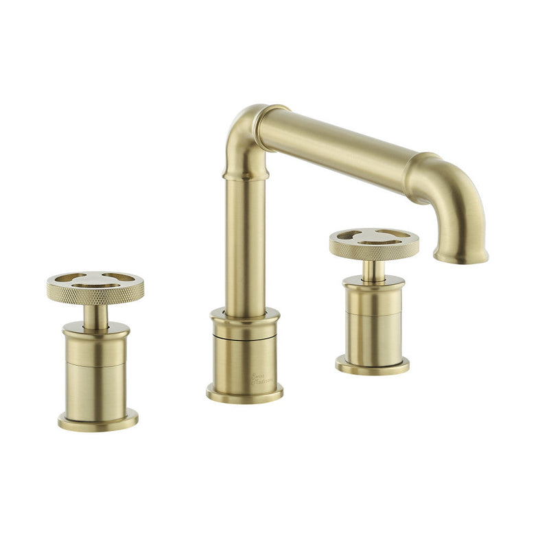 Swiss Madison Avallon 8 in. Widespread, 2-Handle Wheel, Bathroom Faucet