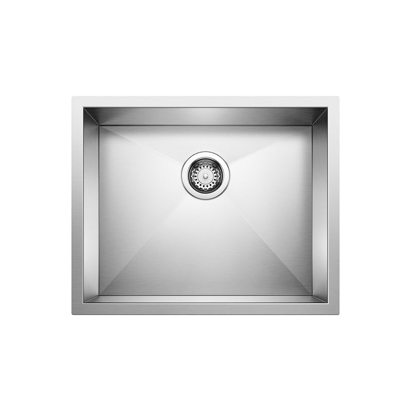 Blanco Precision R0 22" Single Bowl Undermount Stainless Steel Kitchen Sink Blanco