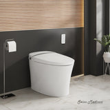 Swiss Madison Avancer Smart Tankless Elongated Toilet and Bidet, Touchless Vortex Dual-Flush 1.1/1.6 gpf