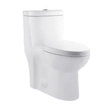 Swiss Madison Sublime One Piece Elongated Toilet with Touchless Retrofit Dual Flush 1.1/1.6 gpf