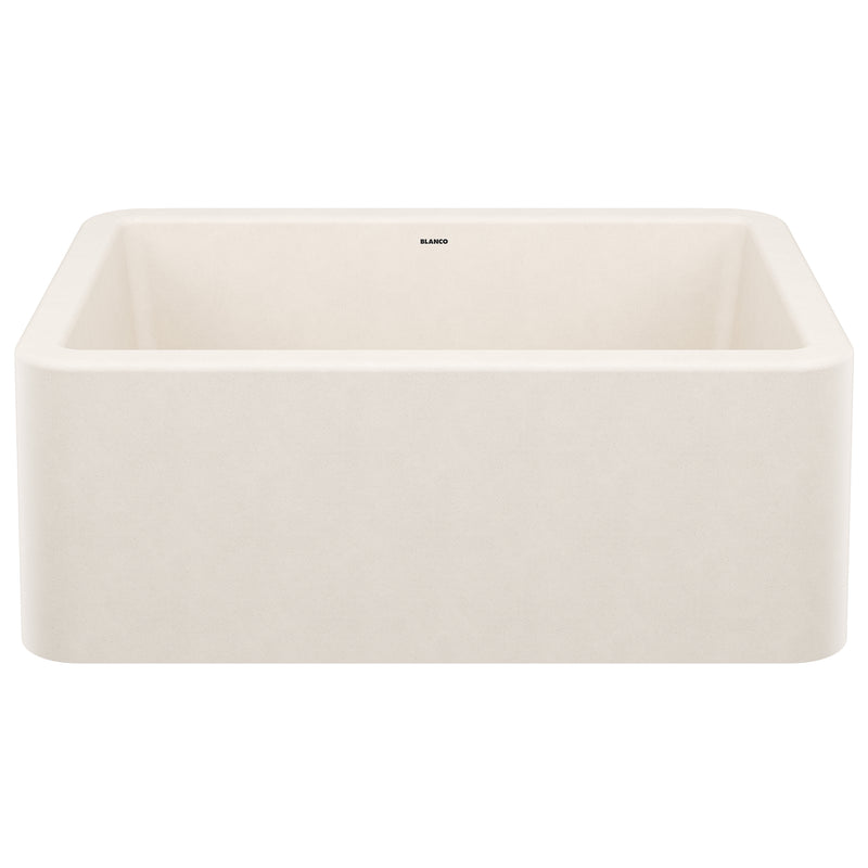 Blanco Ikon SILGRANIT 27" Single Bowl Apron-Front Farmhouse Sink Blanco