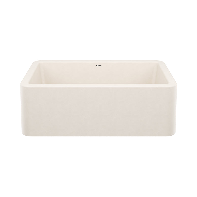 Blanco Ikon SILGRANIT 30" Single Bowl Apron-Front Farmhouse Sink Blanco