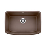 Blanco Valea SILGRANIT 27" Single Bowl Undermount Kitchen Sink Blanco