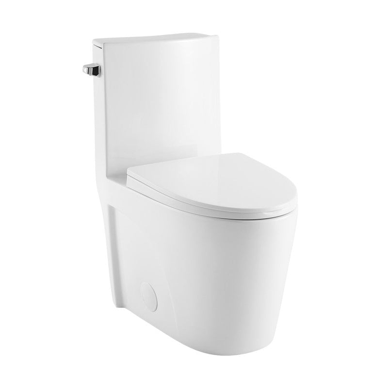 Swiss Madison St. Tropez One-Piece Elongated Toilet Side Flush 1.28 gpf