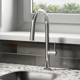 Swiss Madison Chalet Single Handle, Pull-Down Kitchen Faucet 73,