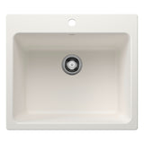 Blanco Liven SILGRANIT 25" Single Bowl Dual Mount Laundry Sink Blanco