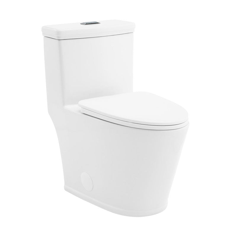 Swiss Madison Beau One-Piece Elongated Toilet Dual-Flush 1.1/1.6 gpf Swiss Madison