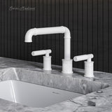 Swiss Madison Avallon 8 in. Widespread, Sleek Handle, Bathroom Faucet