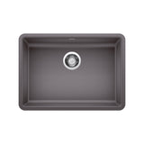 Blanco Precis SILGRANIT 25" ADA Single Bowl Undermount Kitchen Sink Blanco