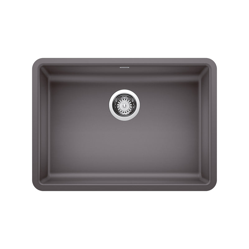 Blanco Precis SILGRANIT 25" ADA Single Bowl Undermount Kitchen Sink Blanco