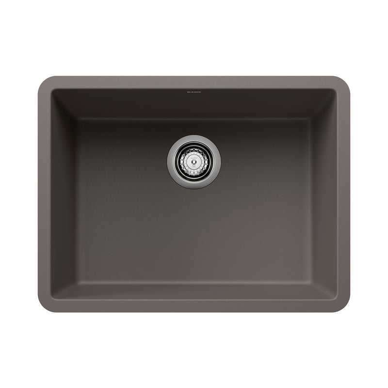 Blanco Precis SILGRANIT 24" Single Bowl Undermount Kitchen Sink Blanco