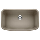 Blanco Valea SILGRANIT 32" Super Single Undermount Kitchen Sink Blanco