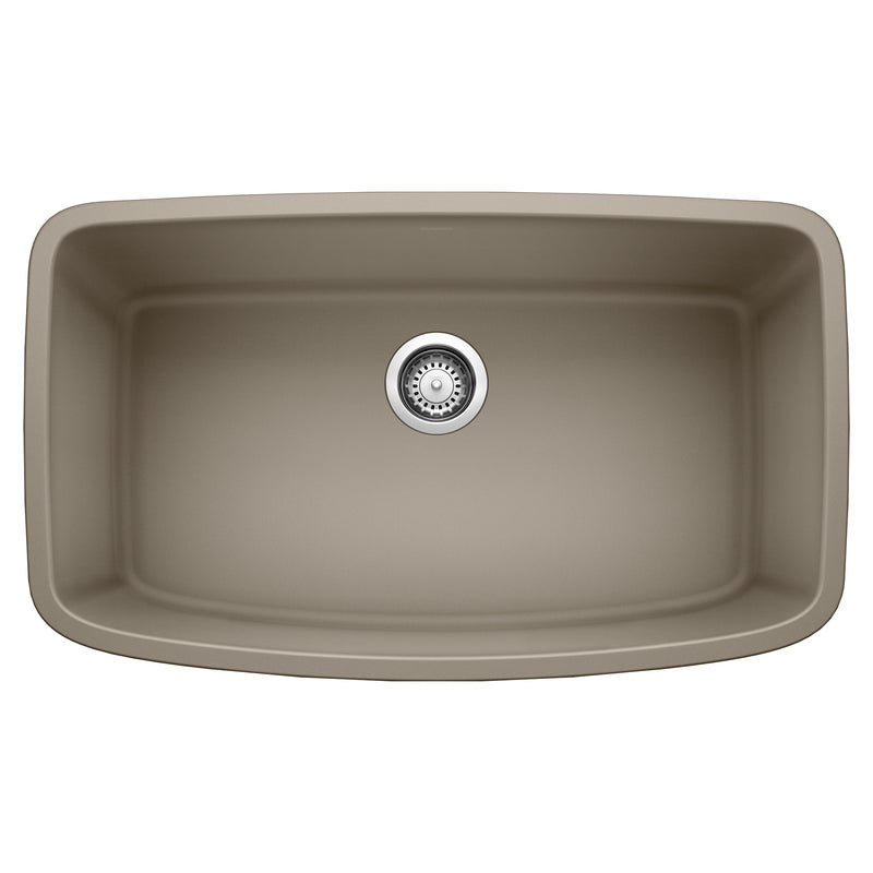 Blanco Valea SILGRANIT 32" Super Single Undermount Kitchen Sink Blanco